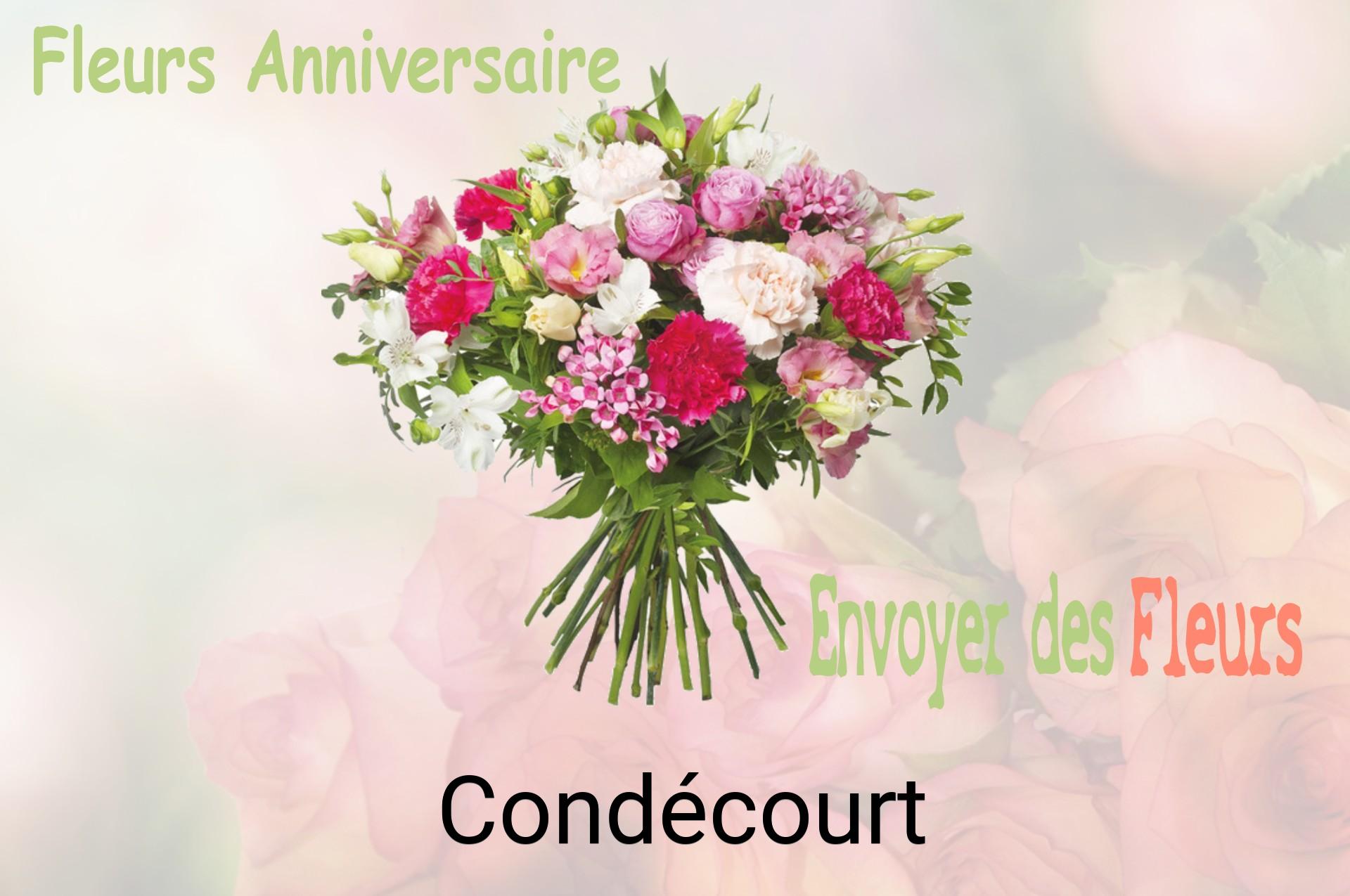 Bouquet de fleurs d’anniversaire livré à Condécourt