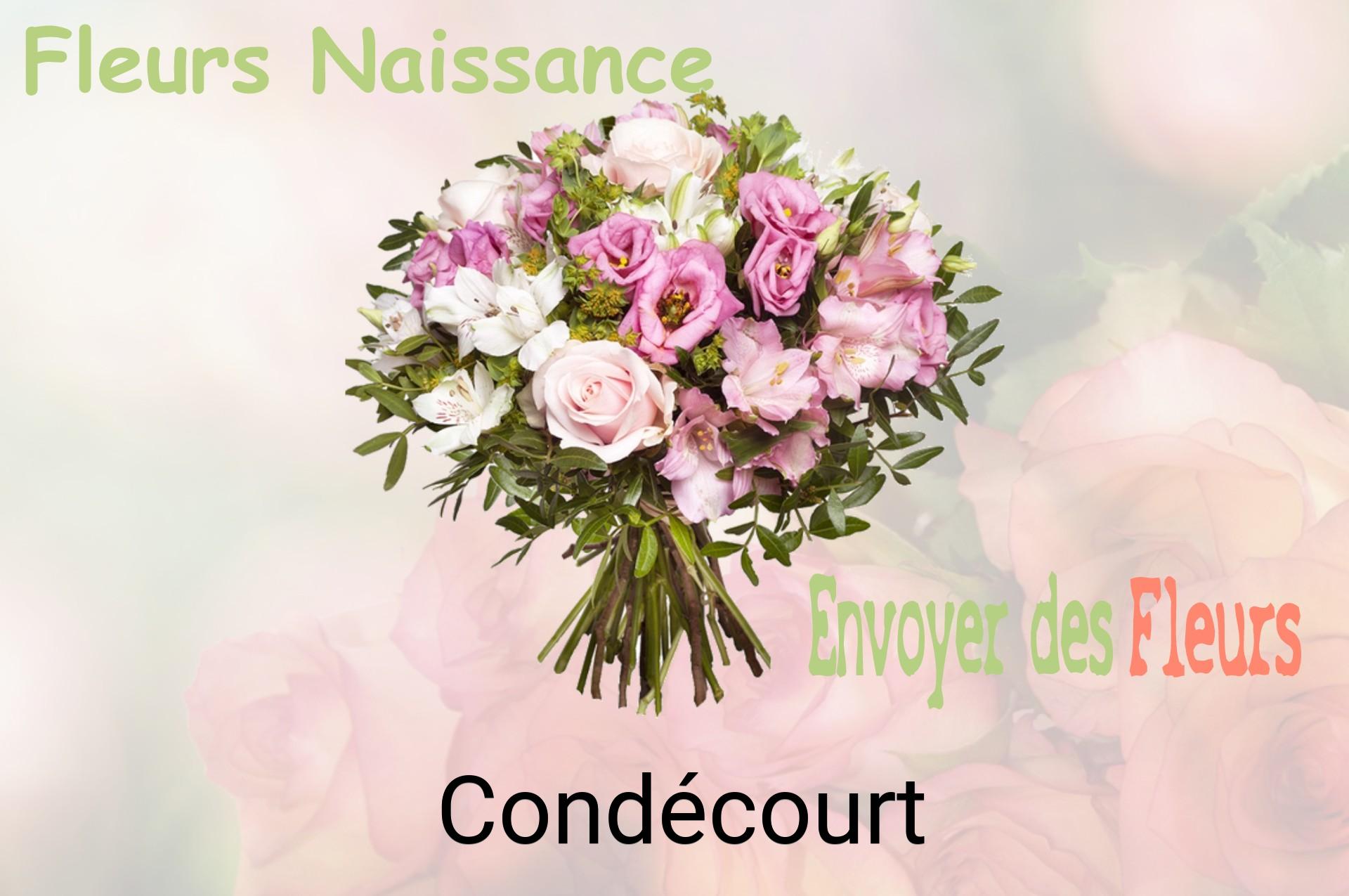 Bouquet de fleurs de naissance livré à Condécourt